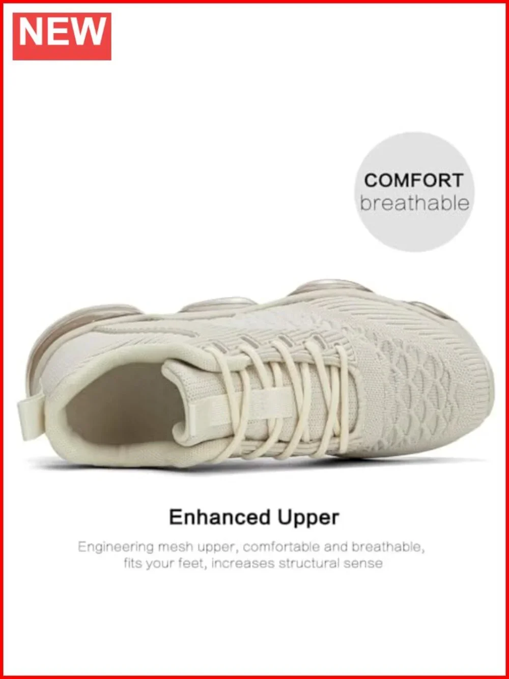 Women's Walking Running Shoes Air Cushion Breathable Athletic Sneakers
